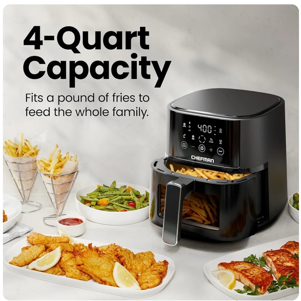 Black Digital Air Fryer
